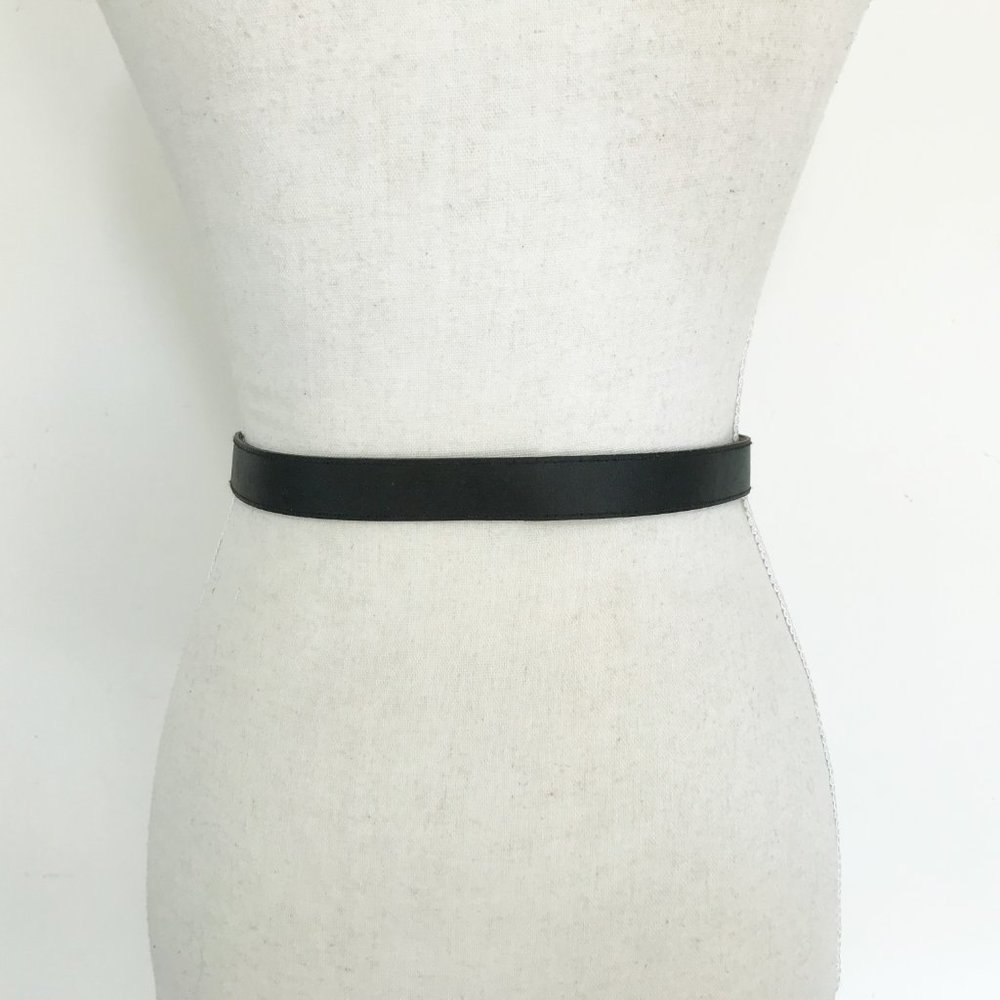 Vintage Belt with Charm Black Sz L, XL - Picture 2 of 8